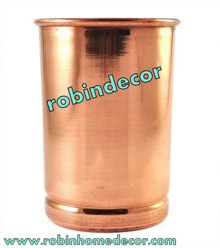 Best Quality Handmade Unique Design Drinkware Copper Water Glass for Home and Hotel Use for Export