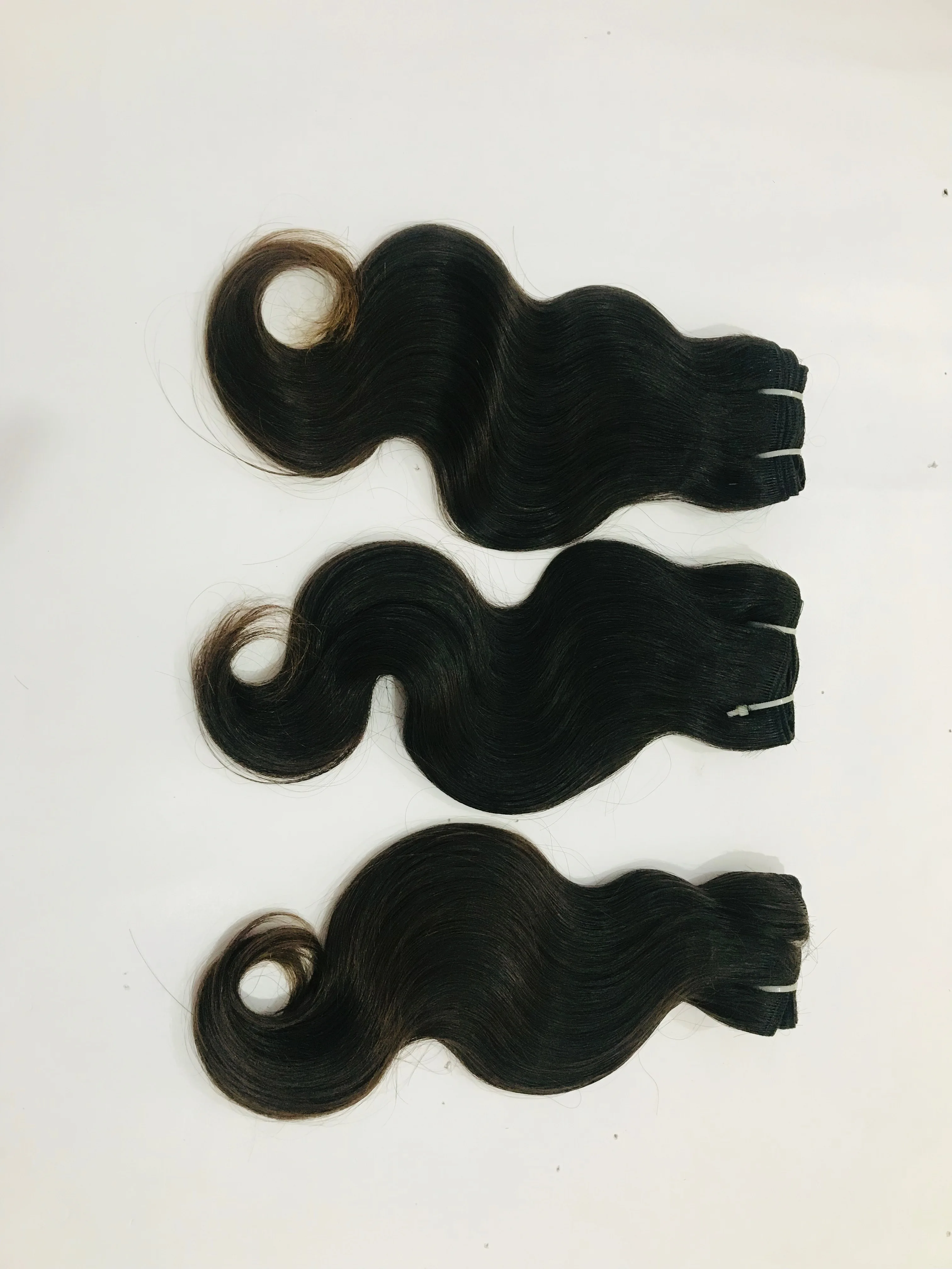 Wholesale 100% Full Cuticle Aligned Temple Virgin Raw Indian Hair, Human Hair Bundle