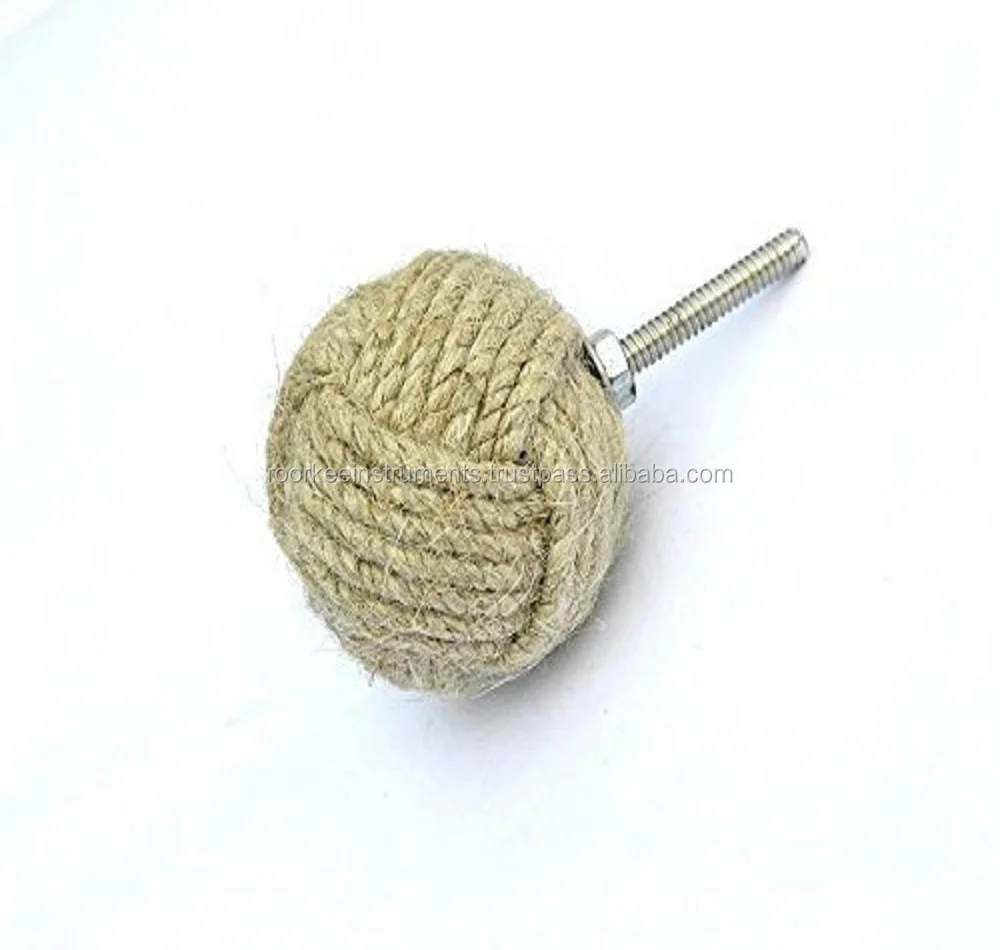New Nautical Decor Drawer Knobs Pair of Jute Rope Shelves/Cabinet Drawer Pulls Knobs lot of 10