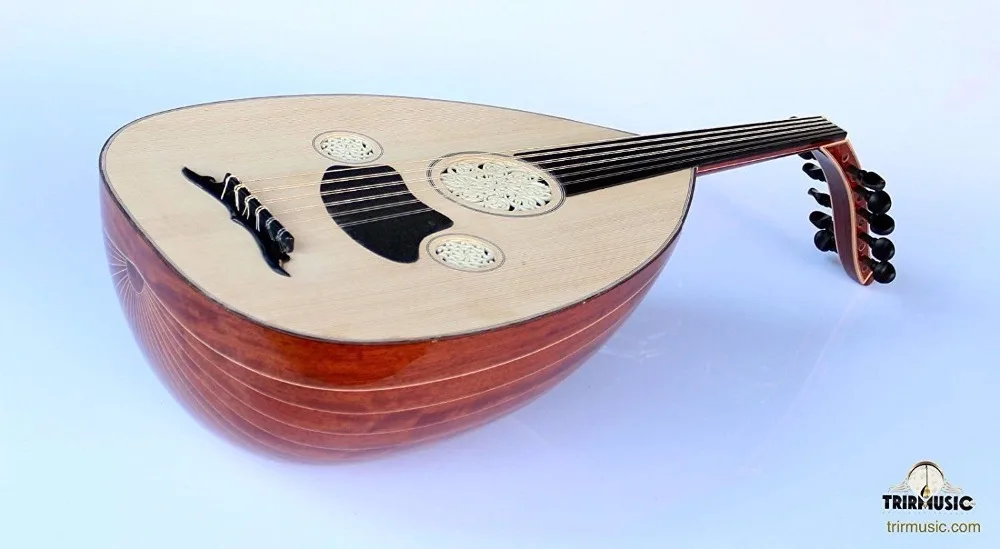Turkish Professional Rose Louta Lavta Oud String Instrument For Sale HSL-150