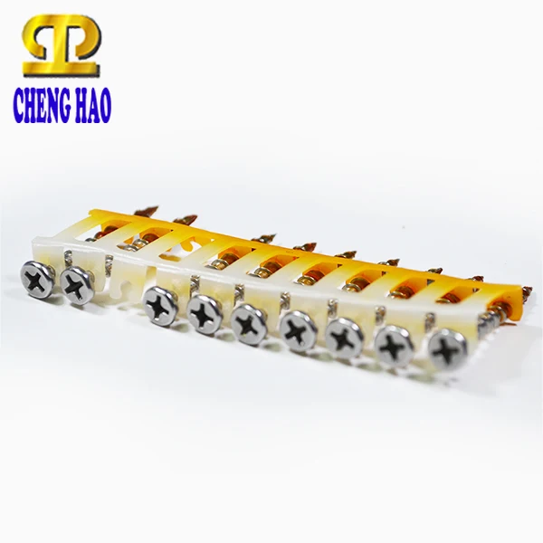 Taiwan Made Bugle Head Phillips C1022 Harden Collated Wood Self-Tapping Screw