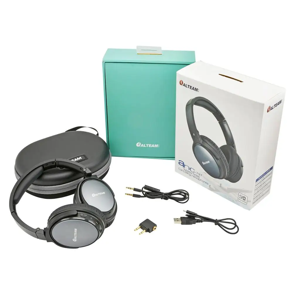 Top Quality Comfortable Wired Airline Noise Cancelling ANC Headphone