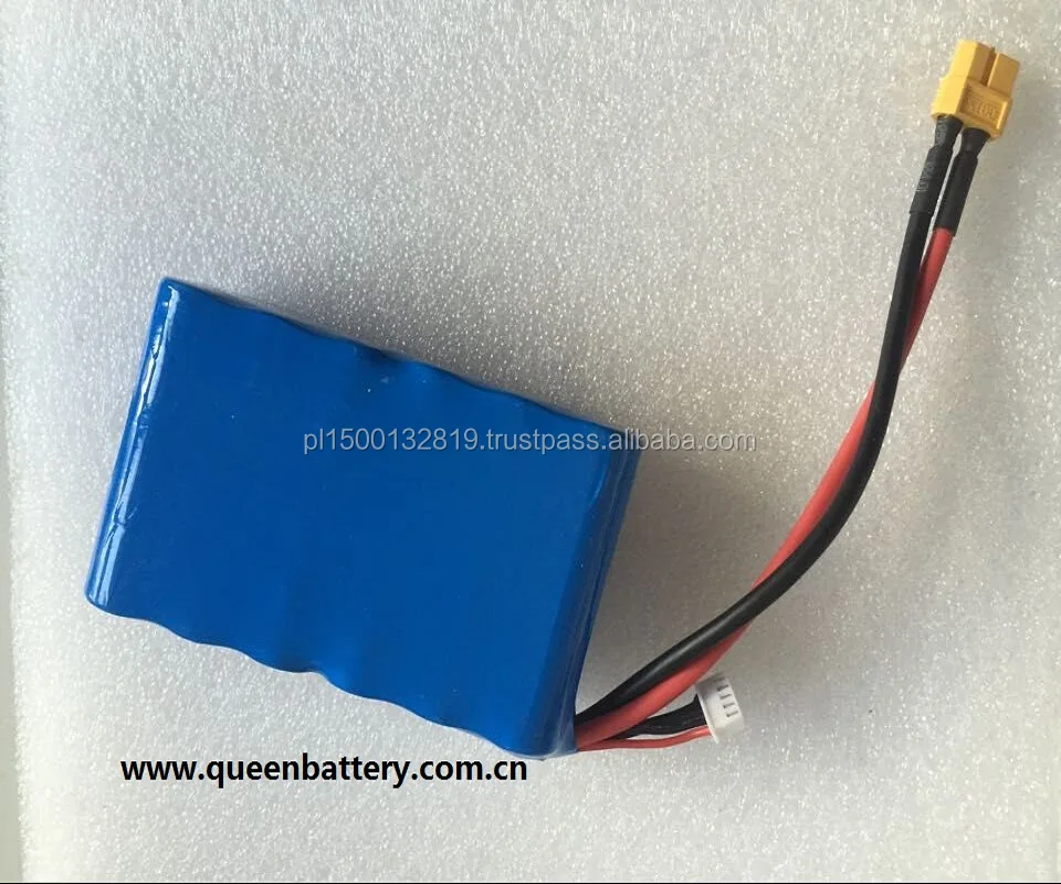 
4s3p 18650 vtc6 battery pack 14.4v 14.8v 9Ah with JACK balancewires with XT60 for CR flight/UAV plane 