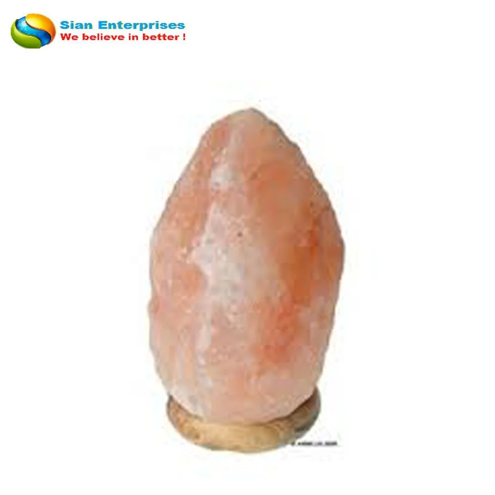 Natural Salt Lamp with Bulb and Cord 7-10lbs Enhance Your Space with the Illuminating Beauty of Sian Enterprises