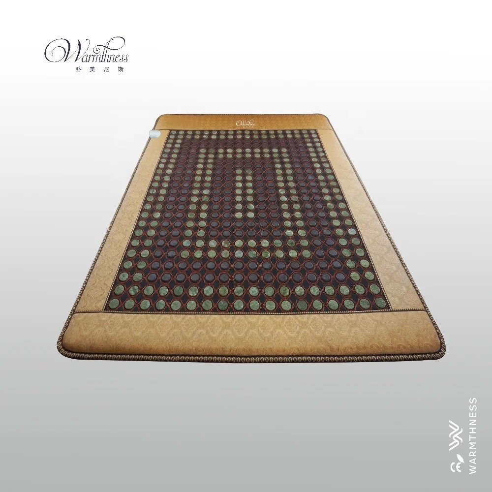 infrared heated negative ion thermal jade Germanium health massage mattress