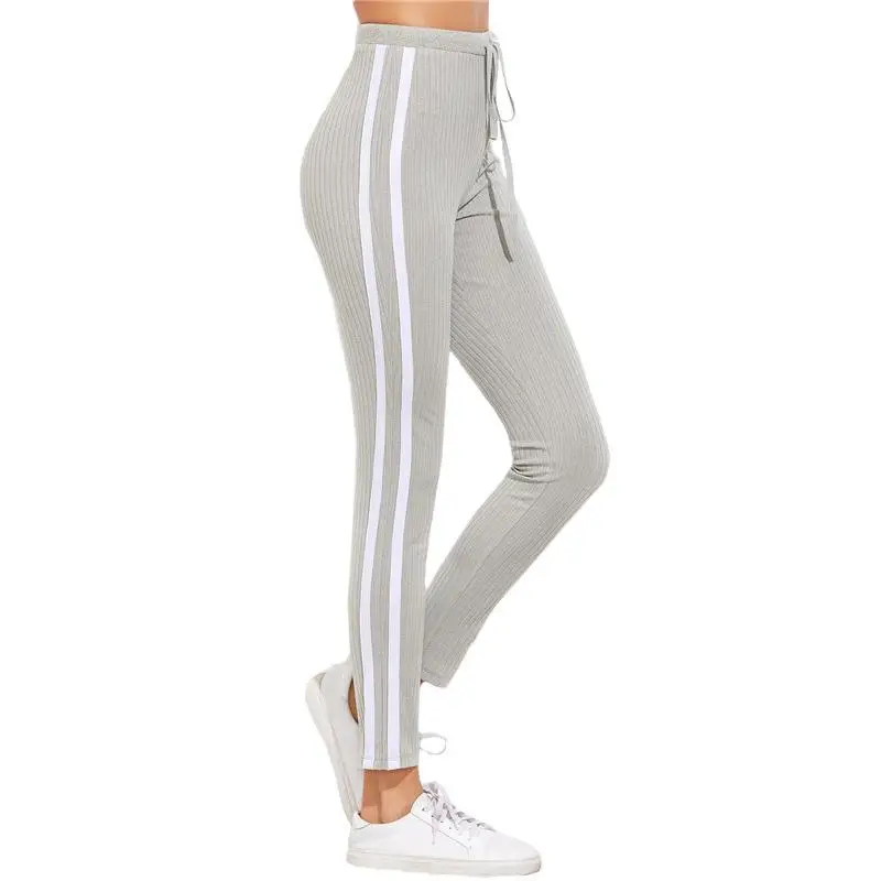 
Women Side Stripe Men Streetwear loose Sweatpants/Fashionable coloured women trousers 