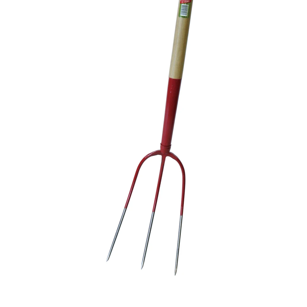 
Elephant carbon steel wooden handle forks agricultural tools for sale 