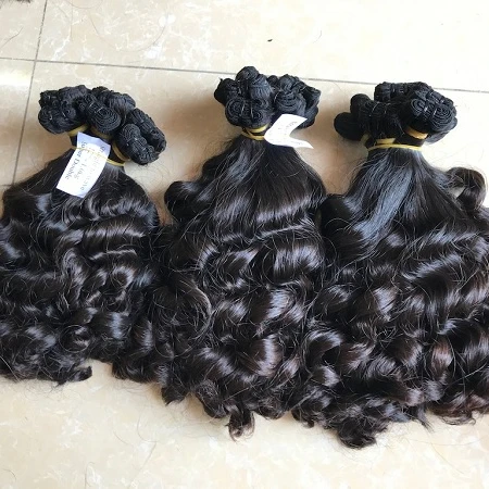 Wholesale Vietnamese factory price natural wavy raw hair, 100% virgin remy hair