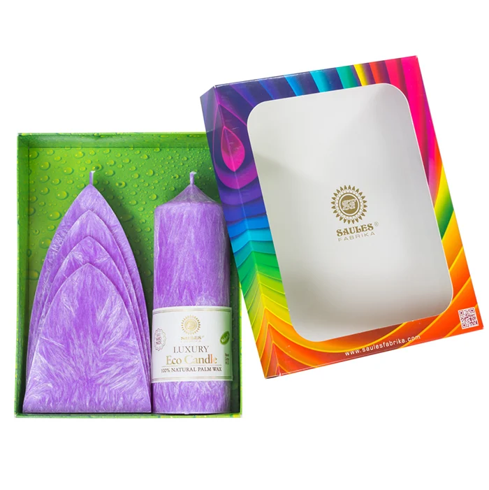 2018 New Elegant Candle Gift Set for Women Birthday Christmas Best Present 100% Handmade Eco Candles