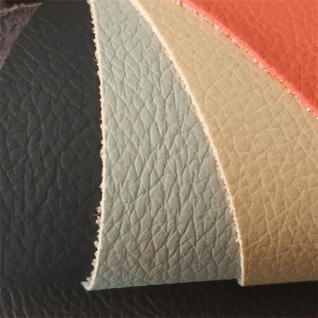 Top quality lowest prices artificial leather cloth for making car seat cover, car inner used leather fabrics factory supplier