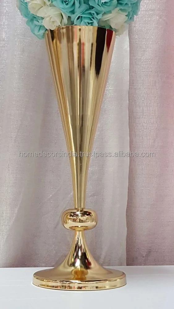 Metal Tall Brass Vase India