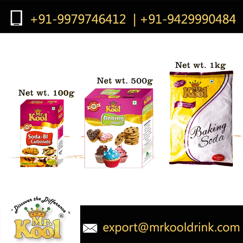 
Baking Soda 99% min Bicarbonte of Soda From India 