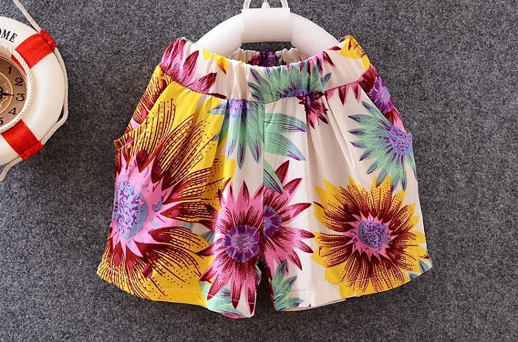 Hao Baby Summer Chiffon Set Silk And Satin Kid Two-Piece Cool Summer Suit With Children Big Eyes Pattern Suit