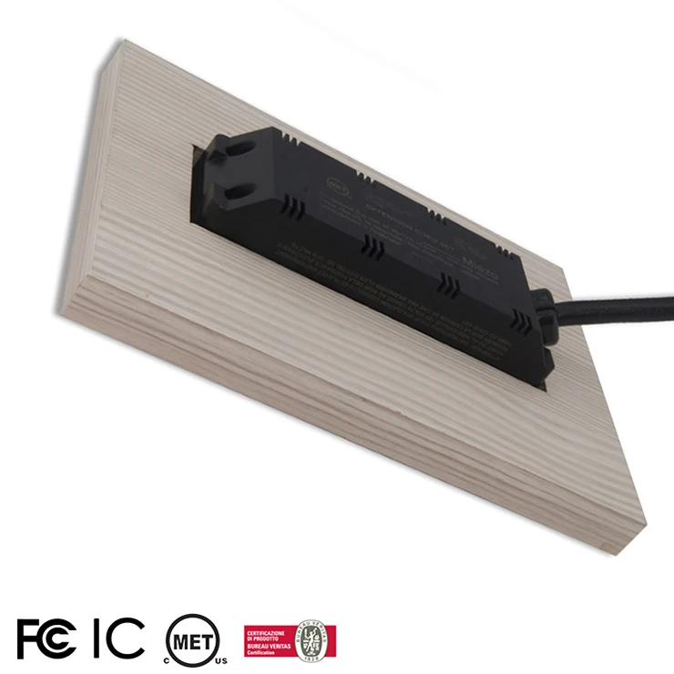  Двойной Сетевой удлинитель переменного тока USB встроенный в мебель