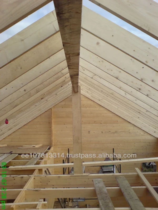 
Energy Efficient Prefab House Kit Print Residential Log Cabin Low Carbon Foot 