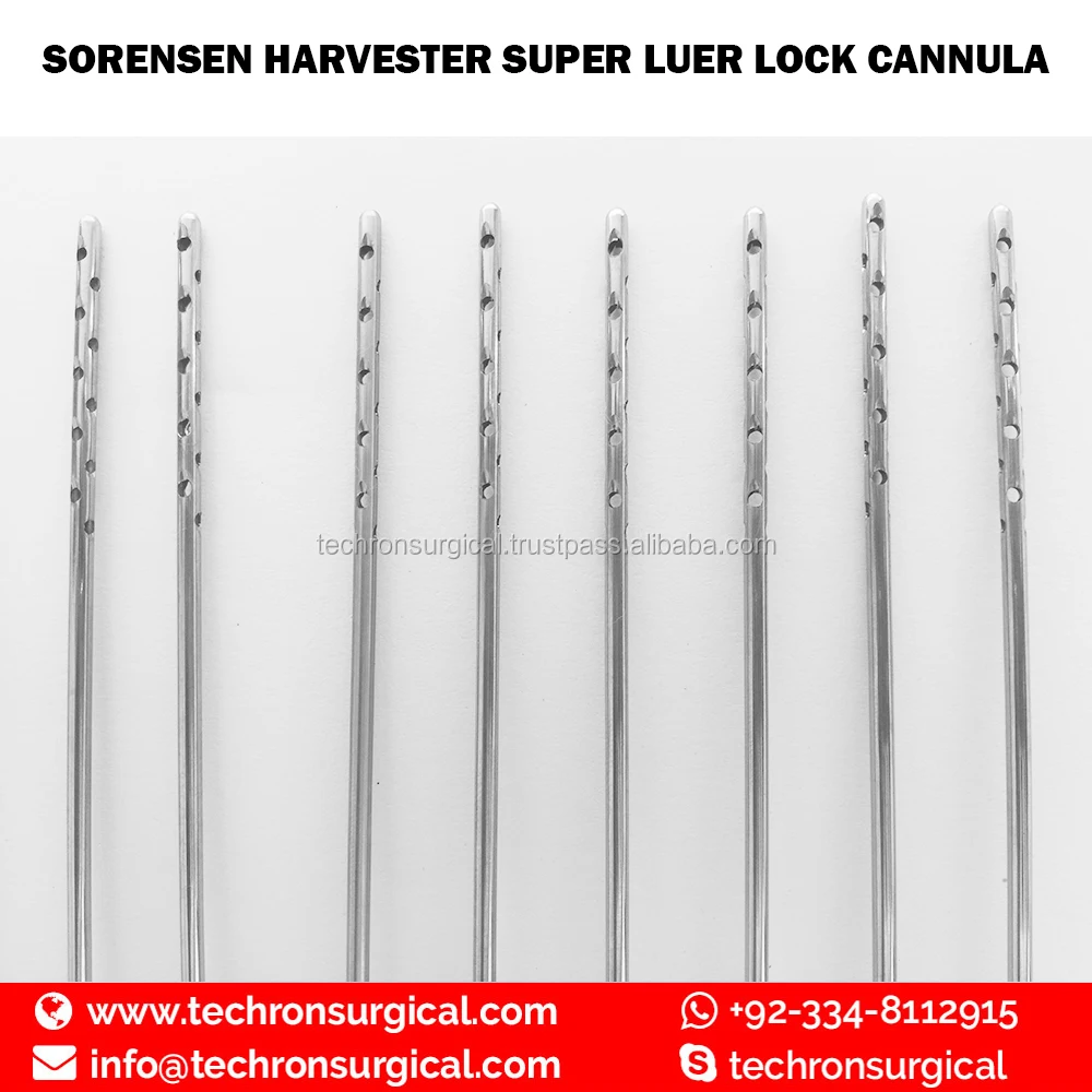 Techron Surgical Sorensen Fat Harvesting Cannula