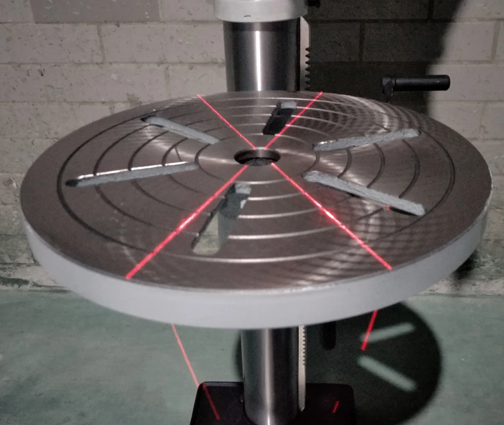 16mm 750W industrial laser bench drill press with 4 inch flat pliers