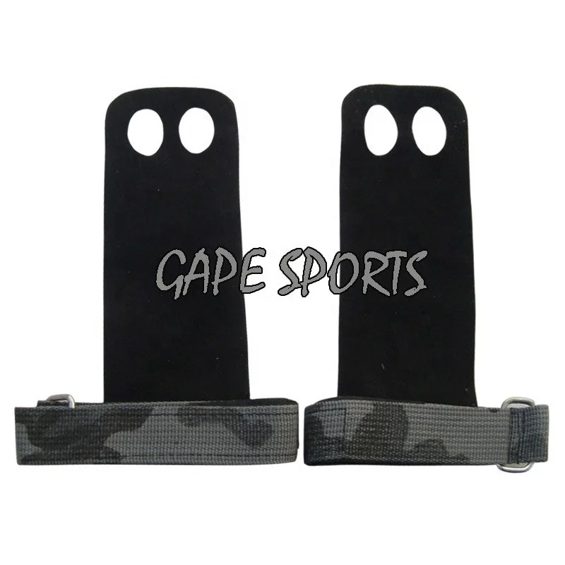 Wholesale Weightlifting Palm Grip Genuine Leather OEM Custom Logo Gym Exercise Protect your Hand palm grip