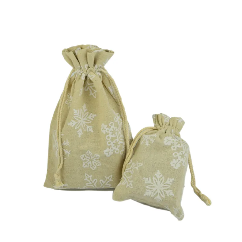 small muslin organic custom cotton drawstring bag