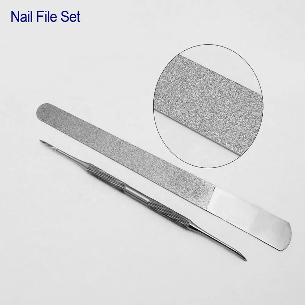 Metal Nail File Set for Manicure and Pedicure