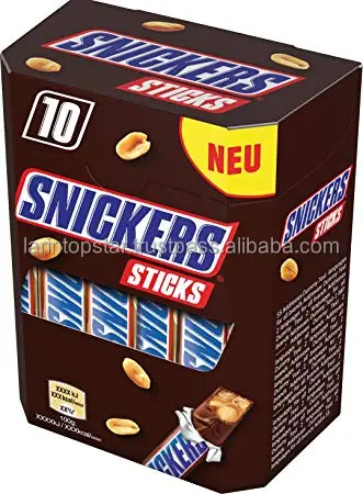 Snickers Chocolate Peanut Caramel Sticks 10 Pieces 215g