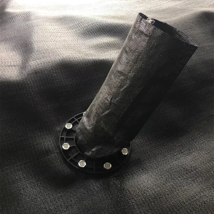 PP geotextile dewatering bag and sediment geotube with flange