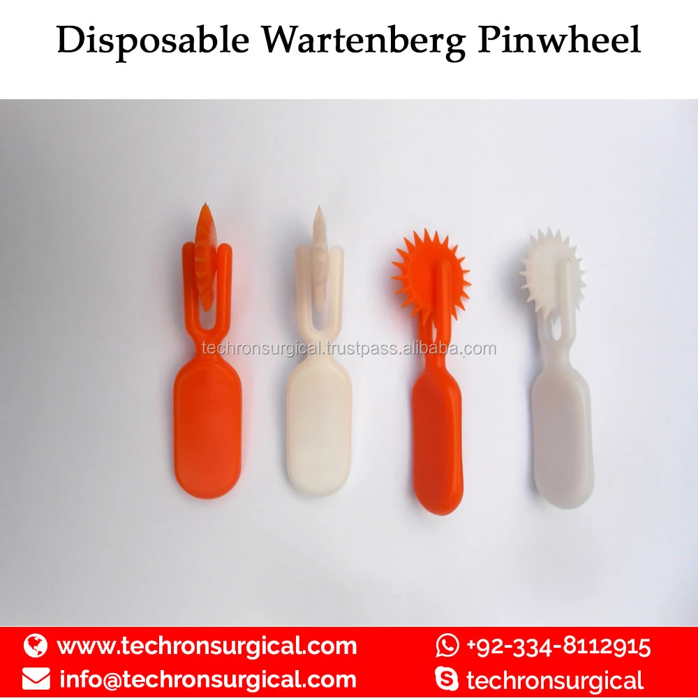 Одноразовое ацетальное пластмассовое неврологическое диагностическое колесо Wartenberg, датчик реакции нерва