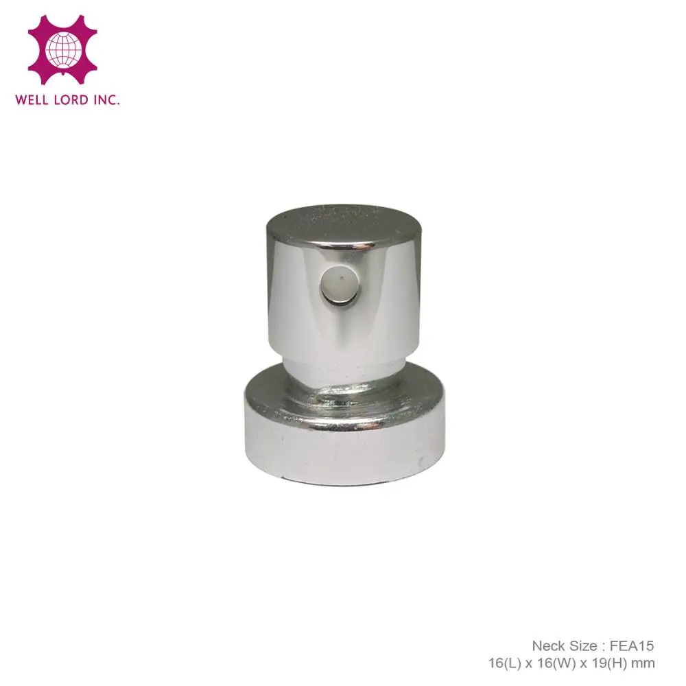 Металлический обжимной насос FEA15 с пластиковой внутренней установкой, подходит для акриловой крышки и стеклянного материала, роскошная бутылка-распылитель