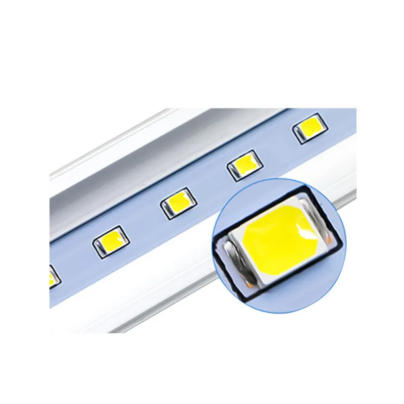 Wall mounted rechargeable emergency light T8 tube 9W/13W/18W/22W double tube fluorescent lamp battery backup