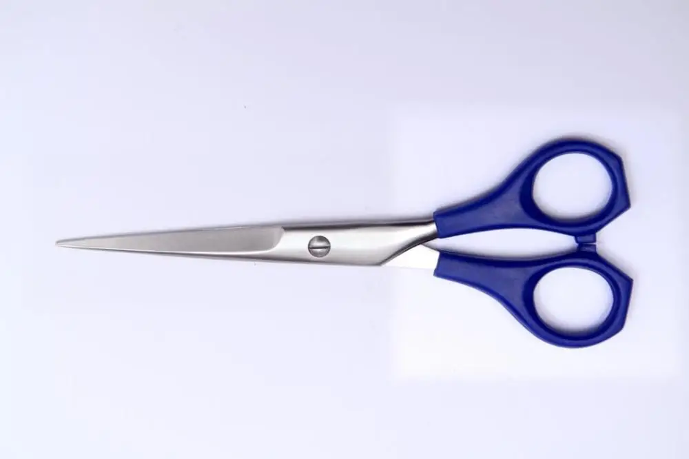 barber Blue handle scissor