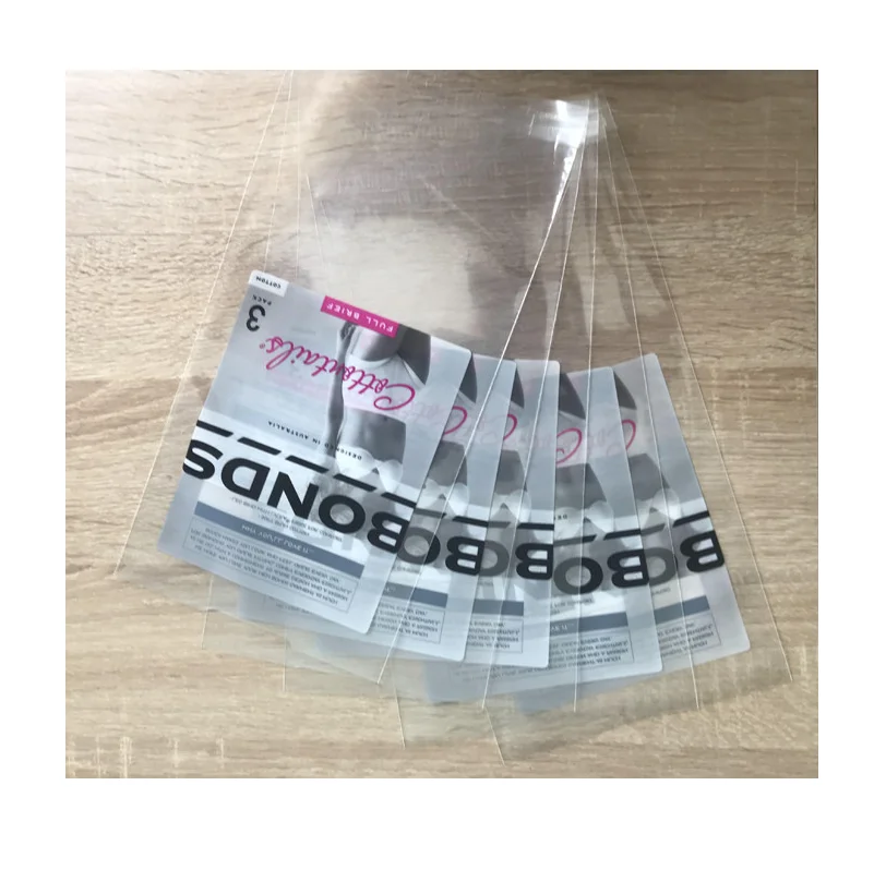 Custom color printed crystal clear self adhesive seal OPP plastic package bag (Chiang Ta)
