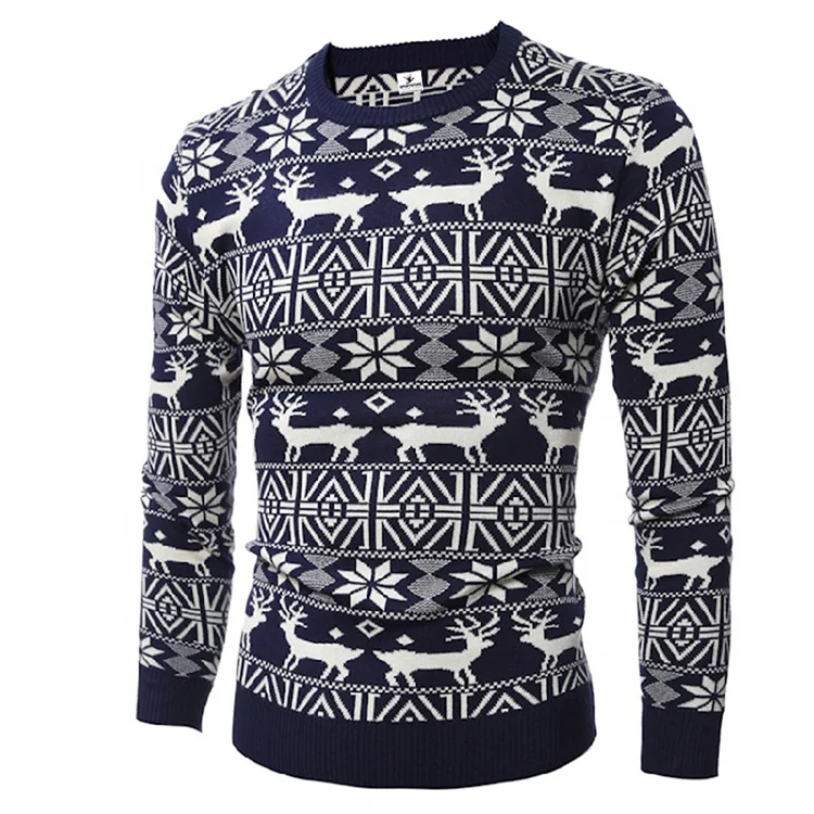 
Winter warm pullover knitted xxxxl christmas jumpers 