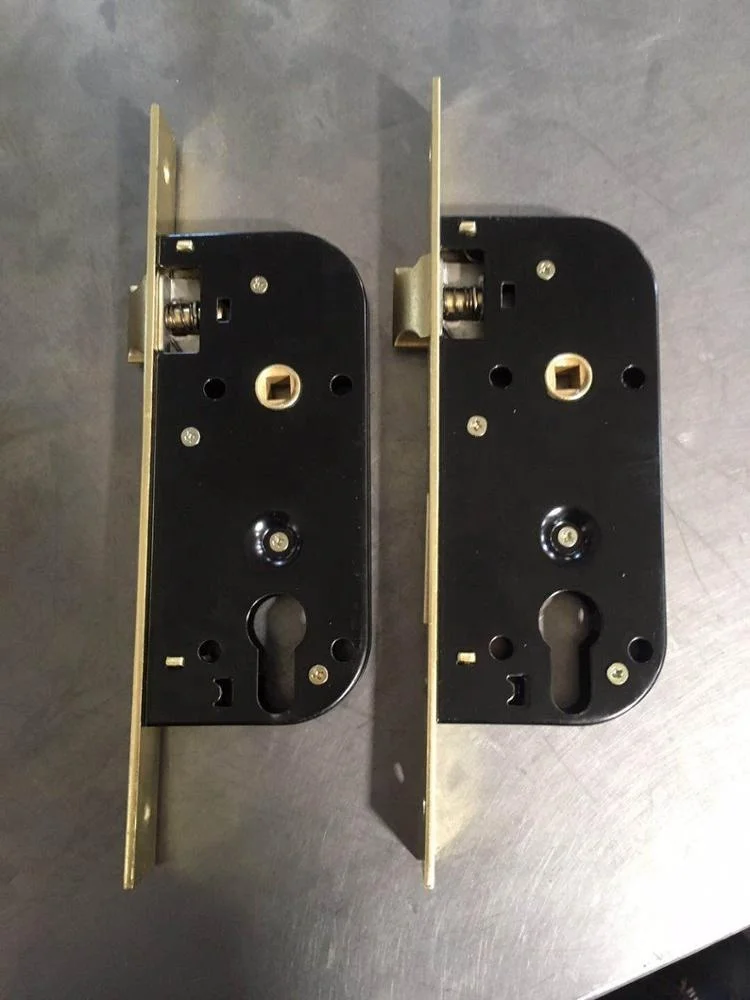 Hot sale door lock with iron front plate for Morocco market