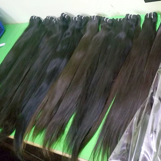 Cuticle Aligned Single Donor Indian Temple  human hair