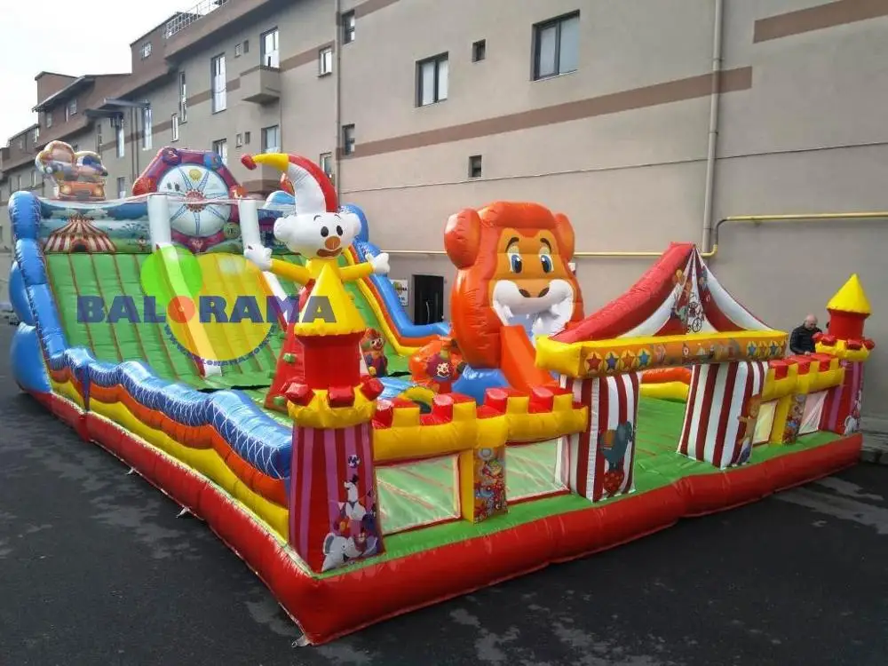 Inflatable Carnival Park 8x15x6m, inflatable playgrounds