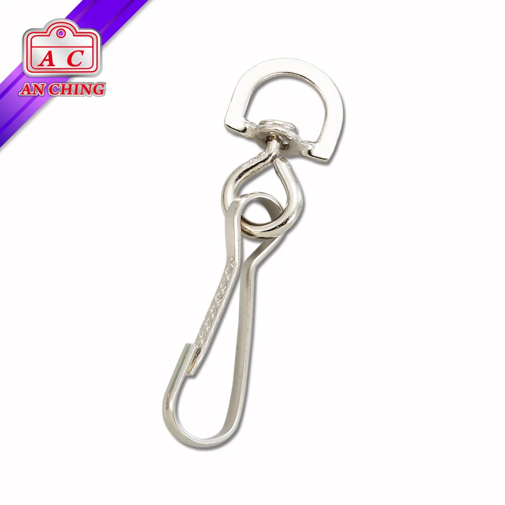 Metal Trigger Swivel Snap J Hook for Lanyard