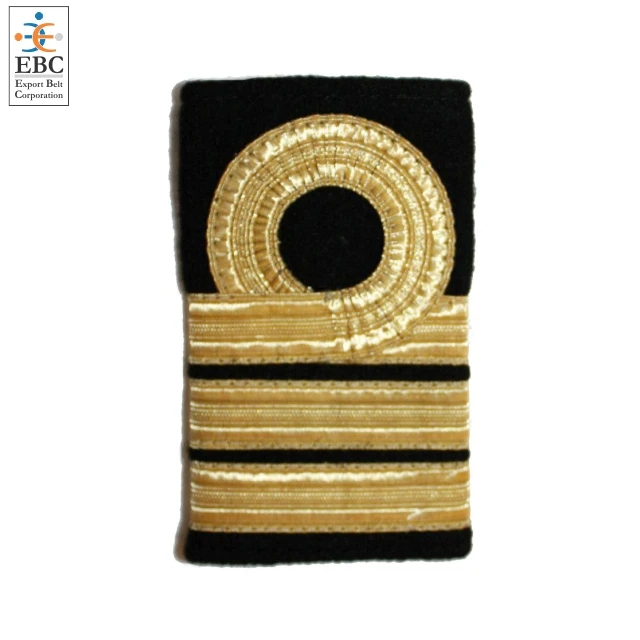 OEM Epaulets Metallic Gold 1 2 3 4 Stripes High Quality Uniform Regulation Epaulets