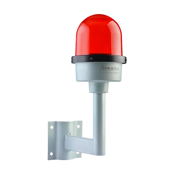 Wall Mounting Aircraft Warning Lights Led Aviation Obstruction Lights Flashing Single Arm Tower Aviation Obstruction