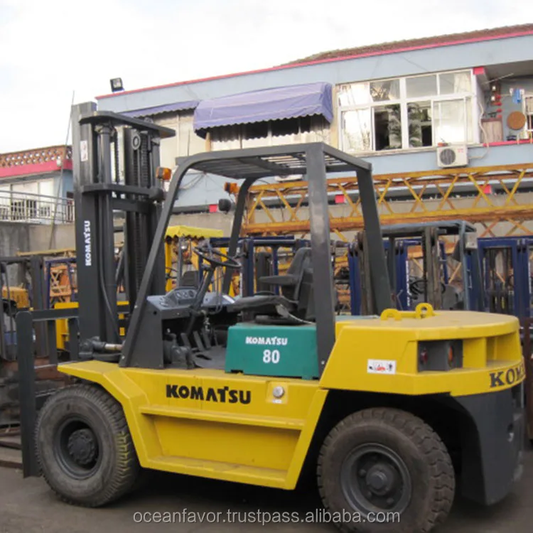 Used Komatsu FD80 forklift for sale, Komatsu 8 ton forklift komasu FD80H for sale
