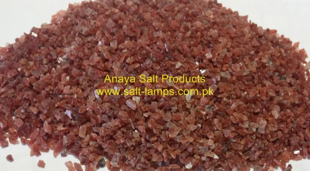 Himalayan Red Rock Bath Salt Chunks / Granules / Powder