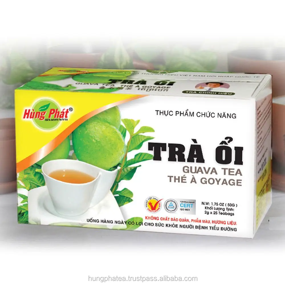 Guava Tea - Flavored Herbal Tea packed in Sachets