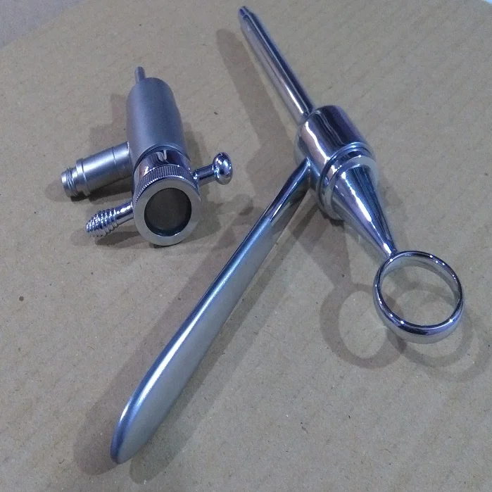Хирургические инструменты анальный Аноскоп с оптоволоконным источником света