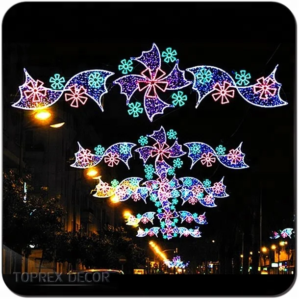 Waterproof colorful outdoor led street motif light diwali festival decoration