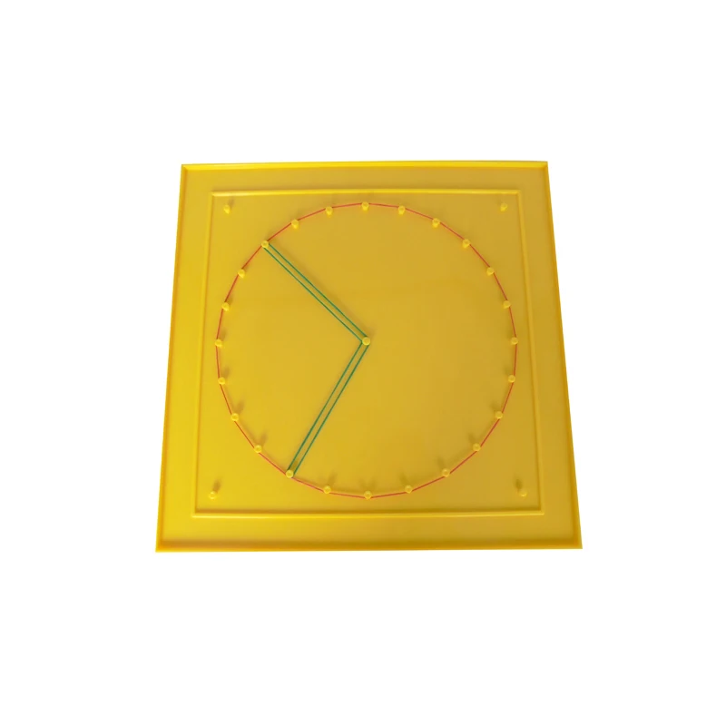 27cm Square Geoboard Plastic Geometric Board Preschool Toy