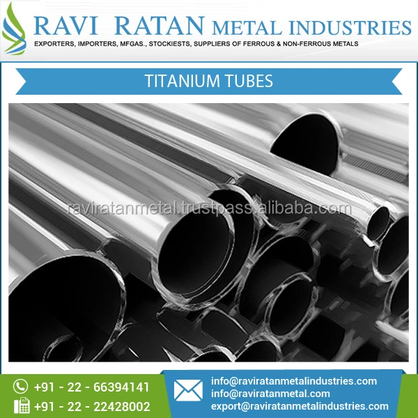 Rust Resistant Sturdy Finish Titanium Tube/ Pipe for Industrial Applications