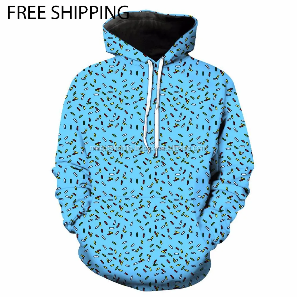 
HOODIE SWEATSHIRT CASUAL TRACKSUITS HOODIES CANDY PRINT HOODIES 
