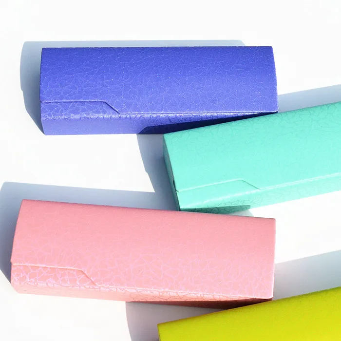 PU Box Retro Light Portable Protective Holder Cover Myopic Glasses Case