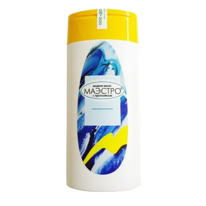 
Натуральное травяное жидкое мыло MAESTRO с прополисом 