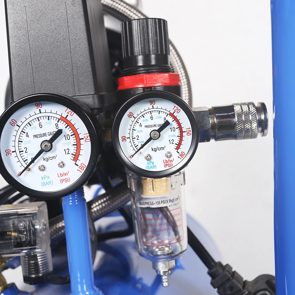 Air compressor 1hp portable small oilfree silent air-compressors