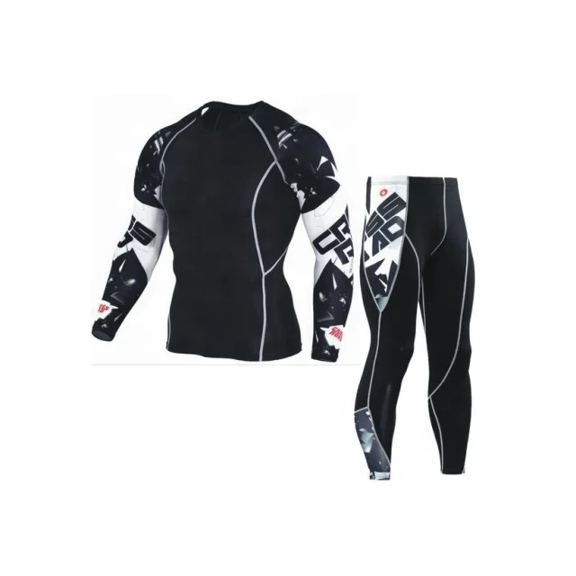 High Quality Custom Made New Design Compression Custom Long Sleeve Shirt Sublimated Printed Rash Guard Mens